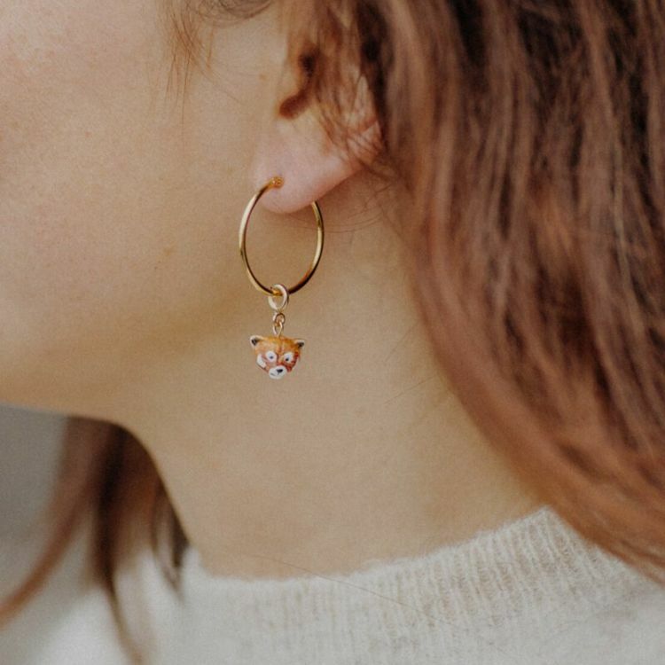 NACH 红熊猫瓷吊墜