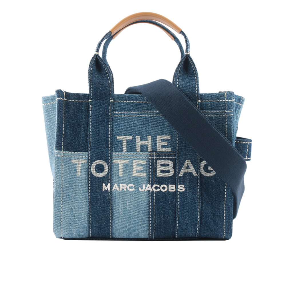 【MARC JACOBS】THE DENIM TOTE 單寧迷你托特包(藍色)