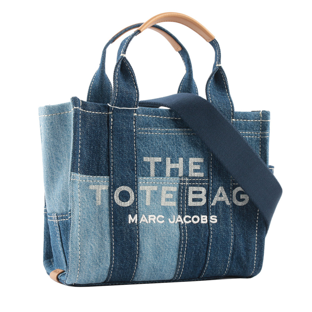 【MARC JACOBS】THE DENIM TOTE 單寧迷你托特包(藍色)