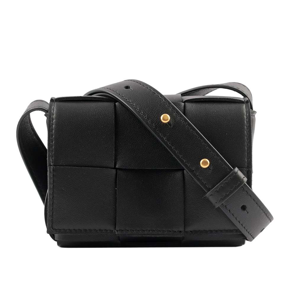 【BOTTEGA VENETA】小羊皮Cassette迷你編織包