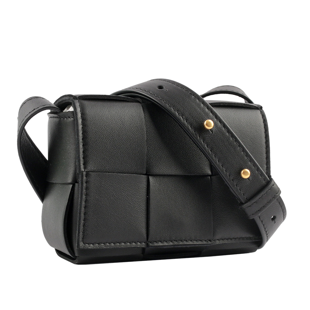 【BOTTEGA VENETA】小羊皮Cassette迷你編織包