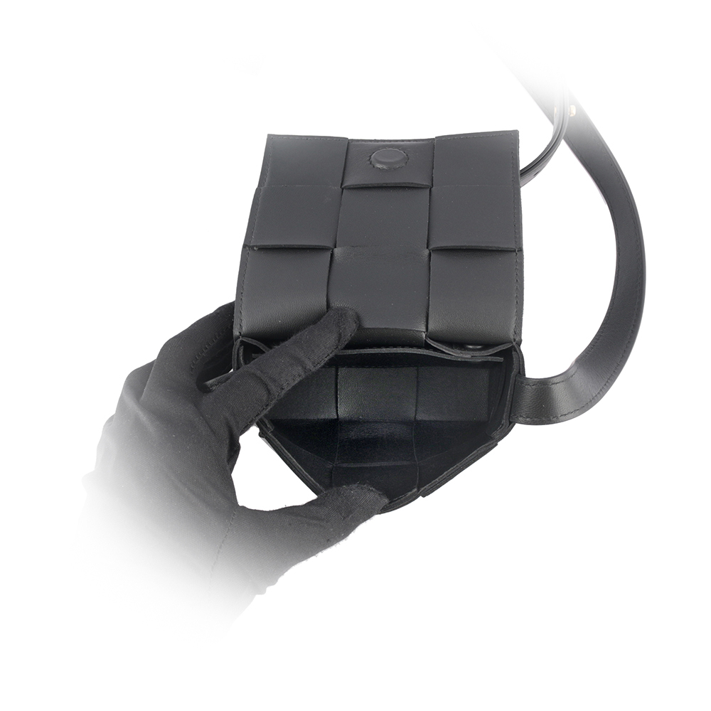 【BOTTEGA VENETA】小羊皮Cassette迷你編織包