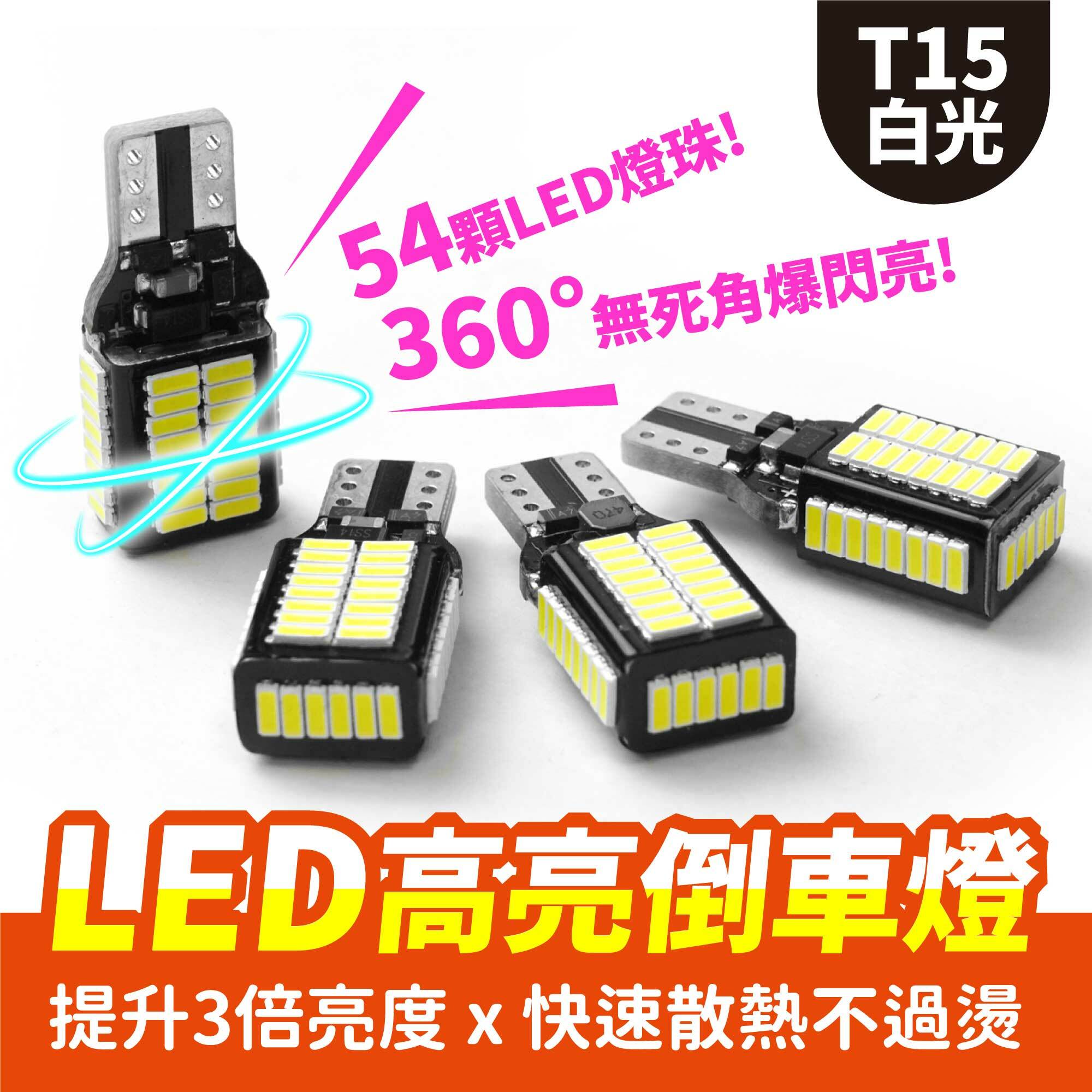 LED 倒車燈｜T15-4014-54WFPC