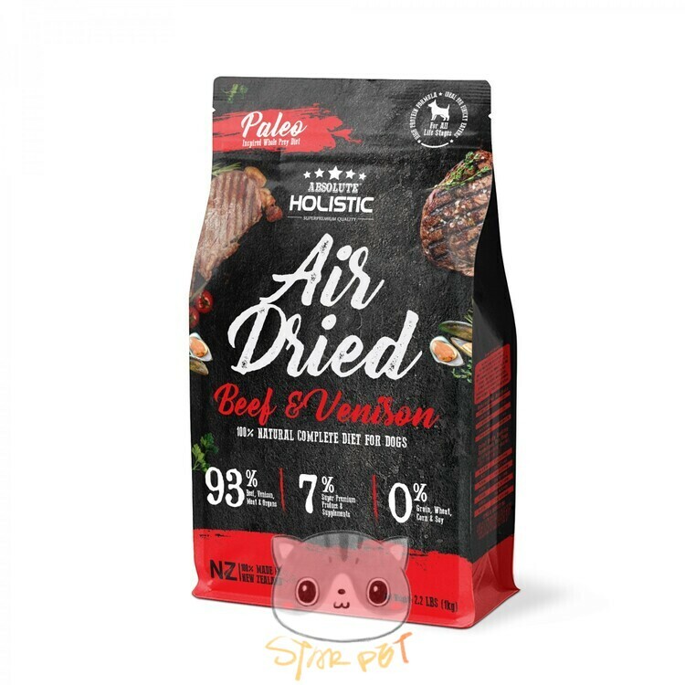 Absolute Holistic Air Dried Beef & Venison 1kg