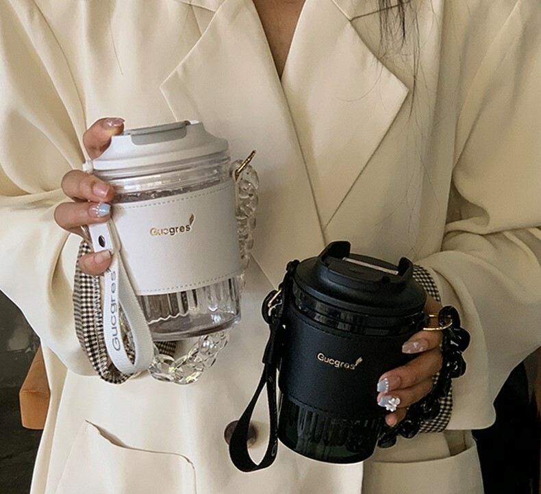 《1386》豆豆隨手冷飲杯420ml