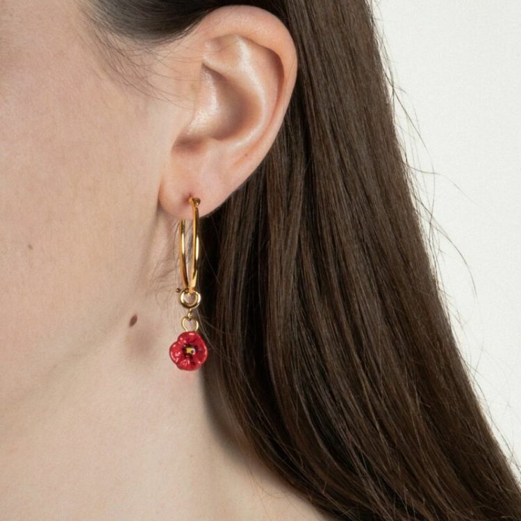 NACH 罌粟花瓷吊墜