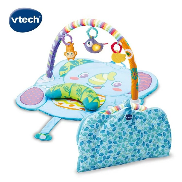 《 英國Vtech 》 探索學習小象健力毯