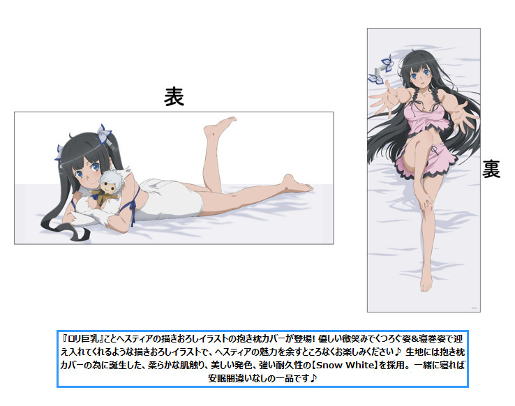 「ACG.GO」「預購」日版 Movic 赫斯緹雅 在地下城尋求邂逅是否搞錯了什麼IV 抱枕套