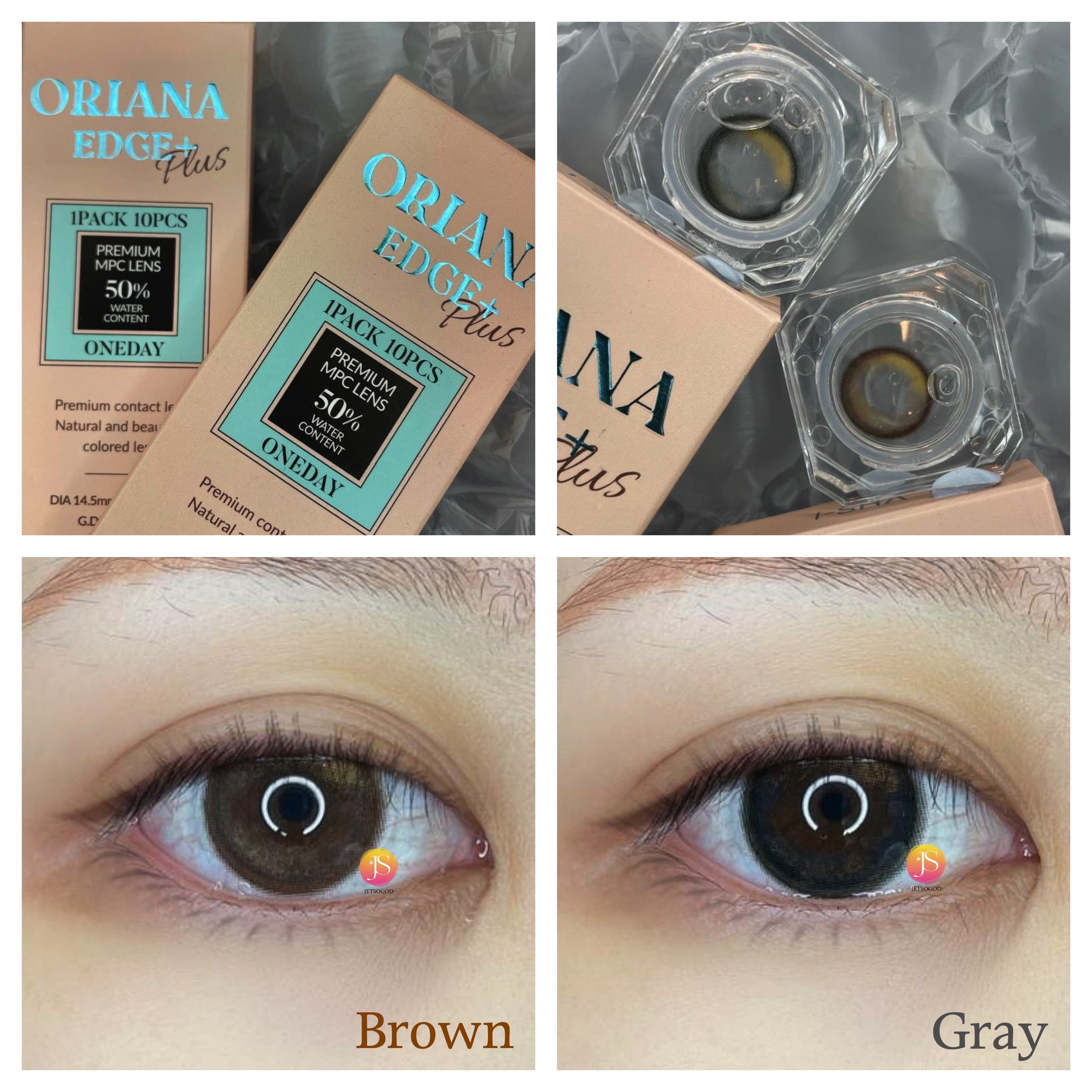 I-SHA Oriana EDGE PLUS 1 Day (Shade Brown)