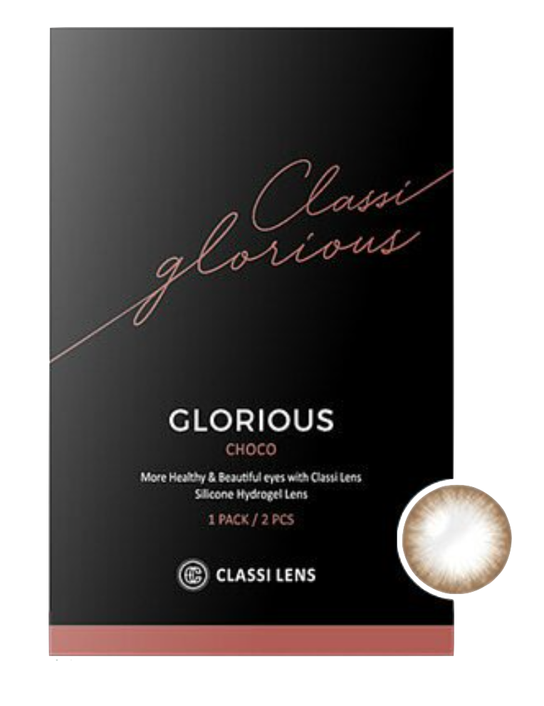 [月拋]  Classi Glorious 1 month Choco 月拋彩妝隱形眼鏡｜每盒2片