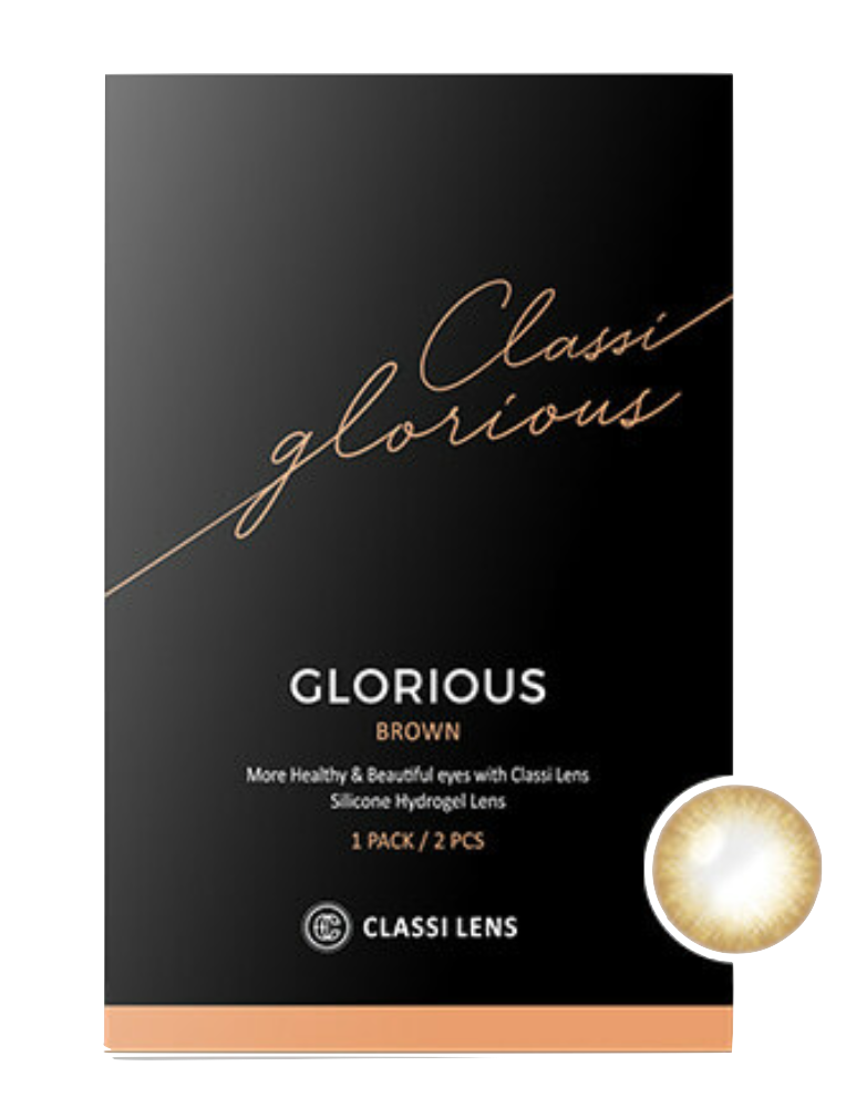 [月拋]  Classi Glorious 1 month Brown 月拋彩妝隱形眼鏡｜每盒2片