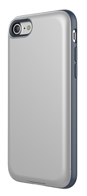 <iPhone 7/8 Plus >  Shock Prove Octopus Card Case-銀色