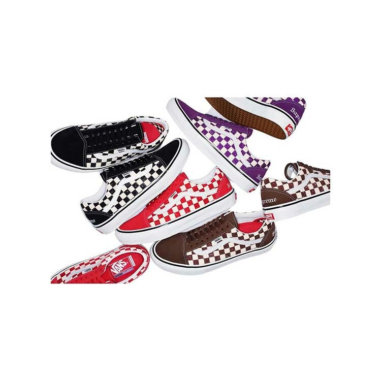 SUPREME/ SWAROVSKI VANS OLD SKOOL