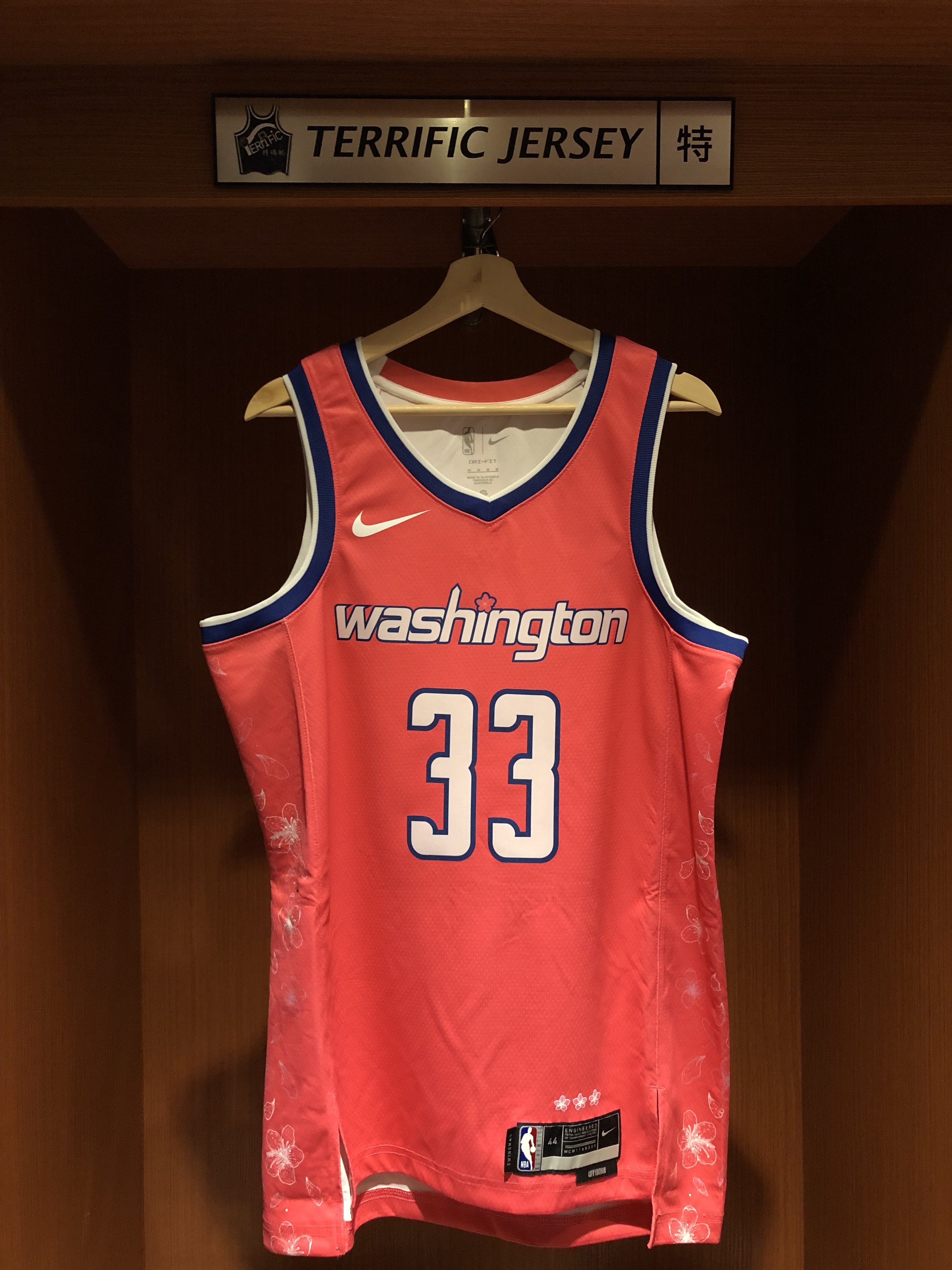 NBA球衣 Kyle Kuzma 華盛頓巫師城市 櫻花 City Nike Swingman 球迷版 熱轉印 全新