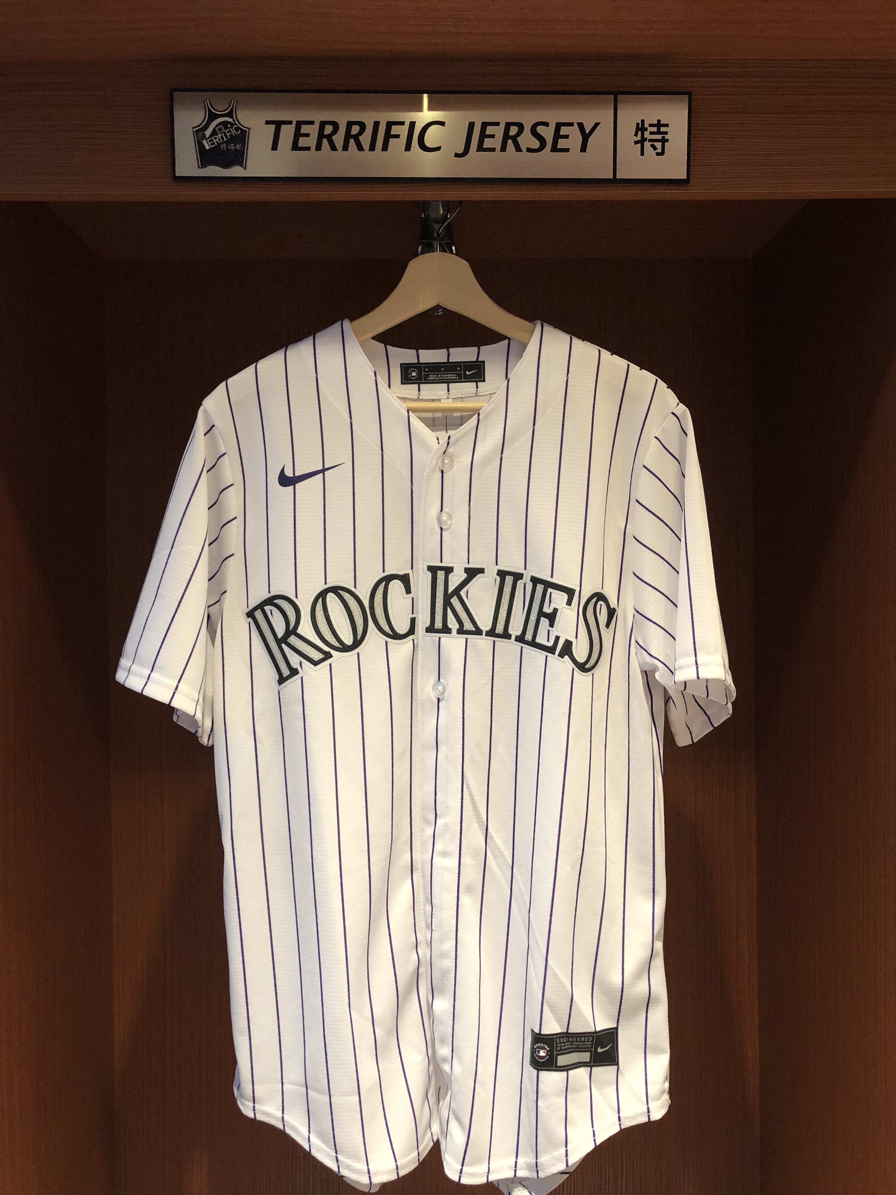 MLB球衣 Kris Bryant 科羅拉多落磯白條紋 小老大 Nike Replica Player Name Jersey 球迷版 熱轉印 全新