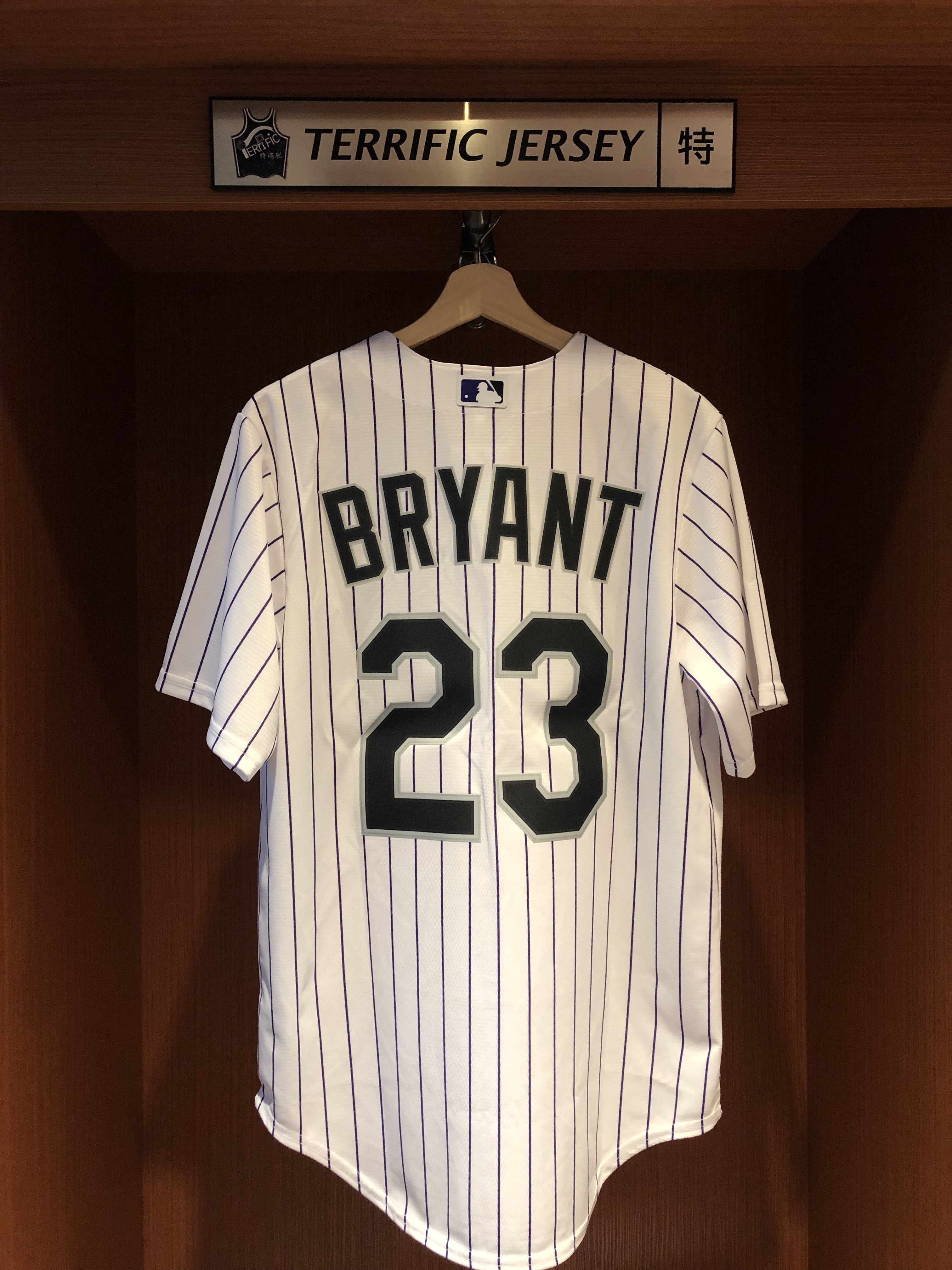 Jersey de béisbol Replica para hombre MLB Colorado Rockies (Kris Bryant)