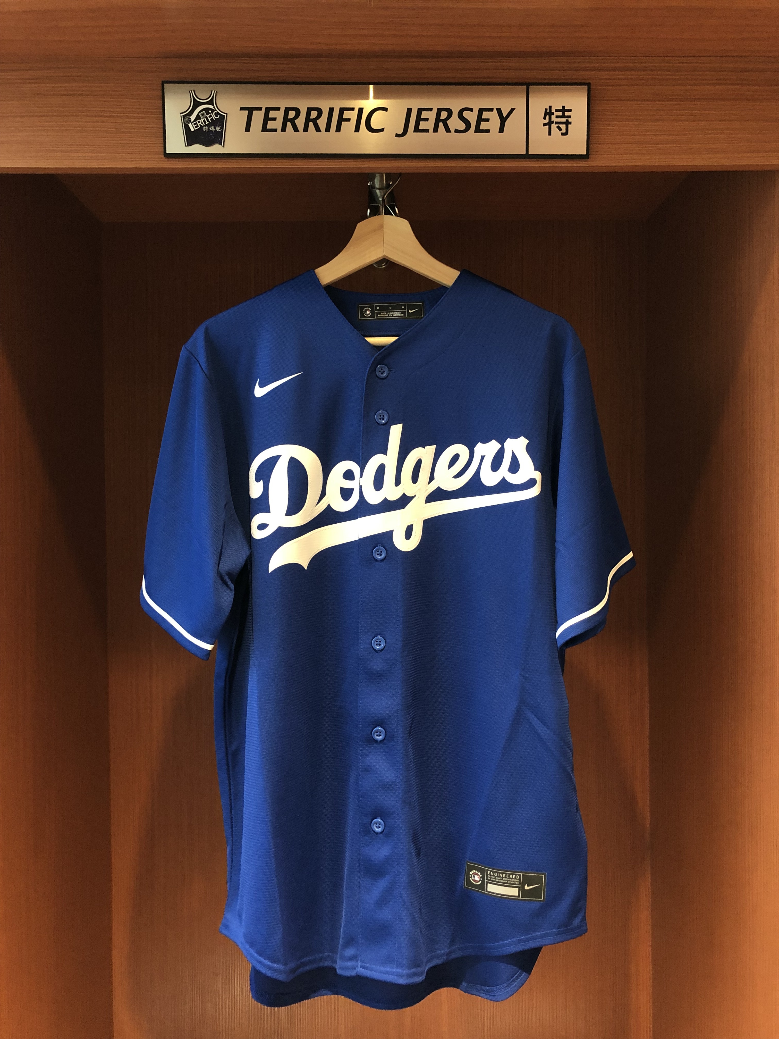 MLB球衣 Clayton Kershaw 洛杉磯道奇藍 Nike Replica Player Name Jersey 球迷版 熱轉印 全新