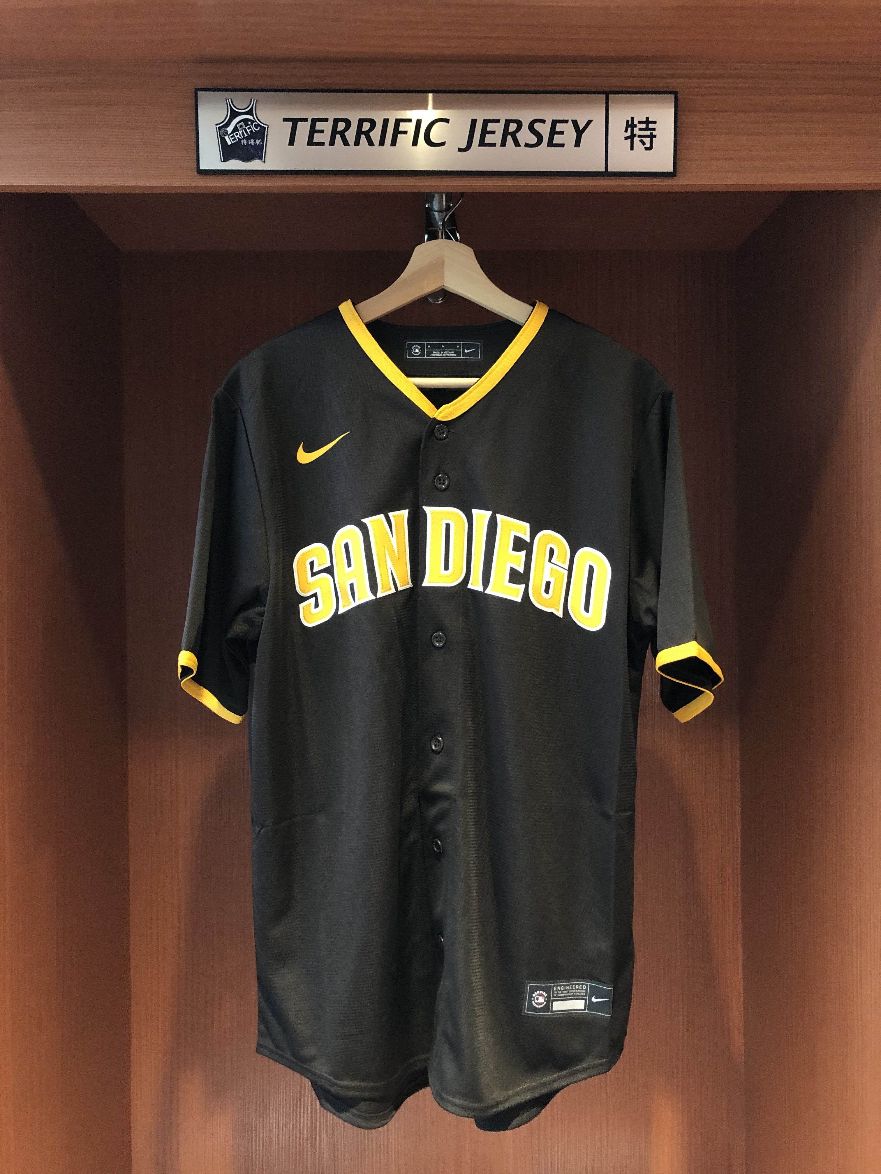 MLB球衣 Yu Darvish 聖地牙哥教士棕 達比修有 Nike Replica Player Name Jersey 球迷版 熱轉印 全新