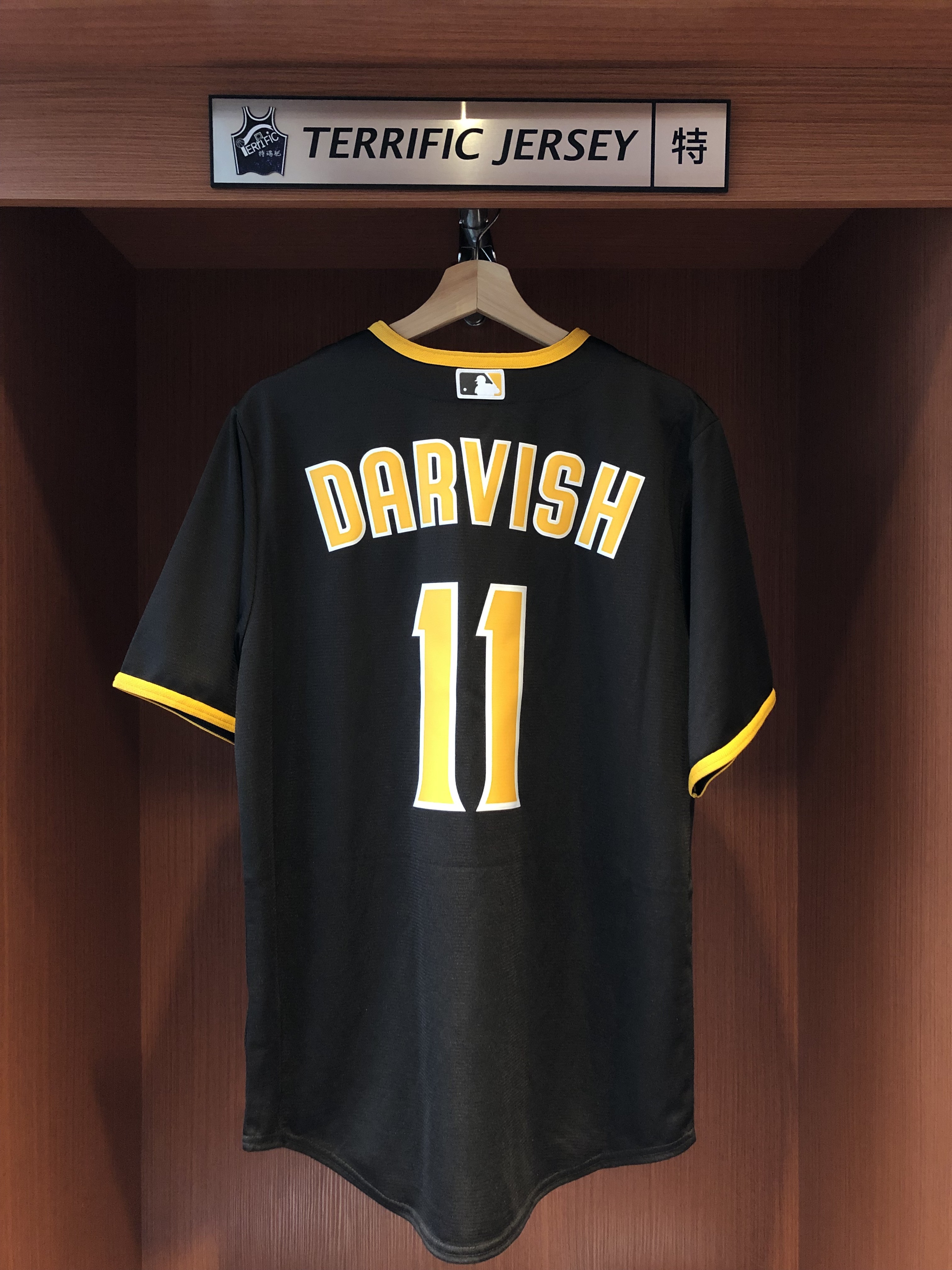 MLB球衣 Yu Darvish 聖地牙哥教士棕 達比修有 Nike Replica Player Name Jersey 球迷版 熱轉印 全新