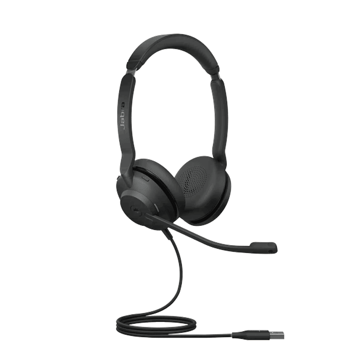 Jabra Evolve2 30 UC Stereo USB Headset, (USB-A & USB-C) + Microsoft Teams Button (Part No: 23089-999-979)