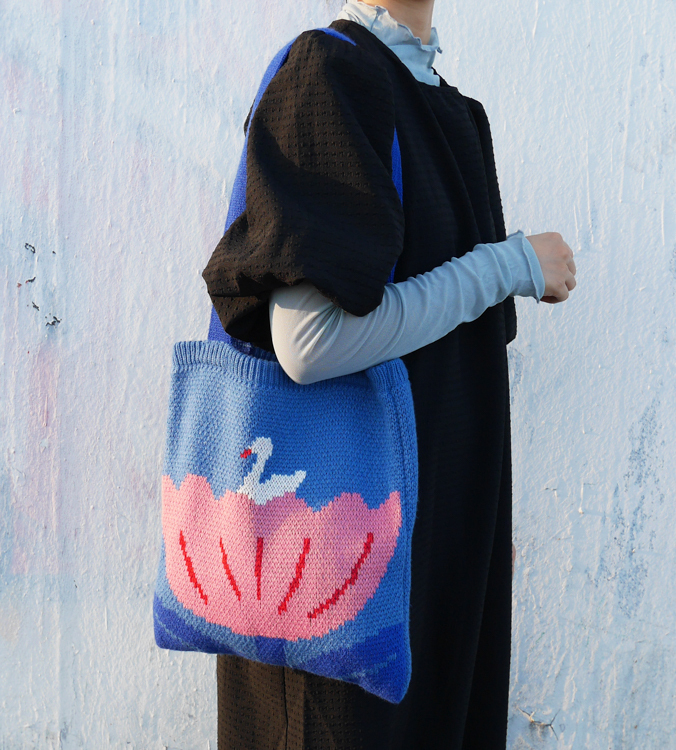 miii｜針織包｜天鵝湖