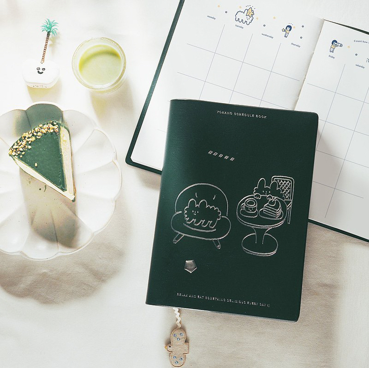 右手超人｜絕版｜手帳本｜皮質燙銀款｜Vacation