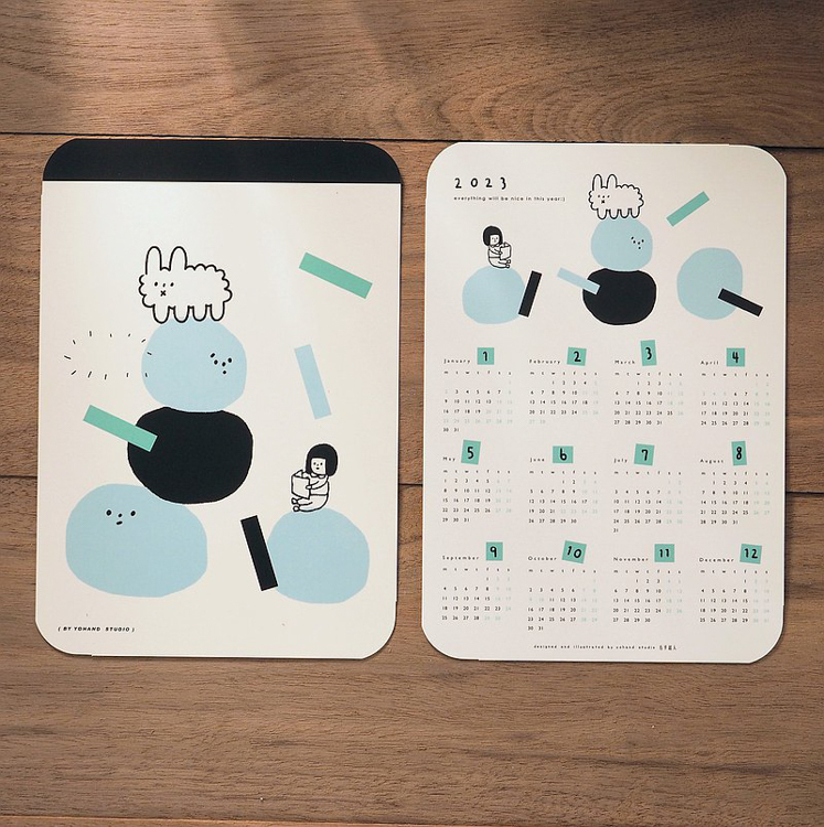 右手超人｜絕版｜月份墊板｜2023｜C