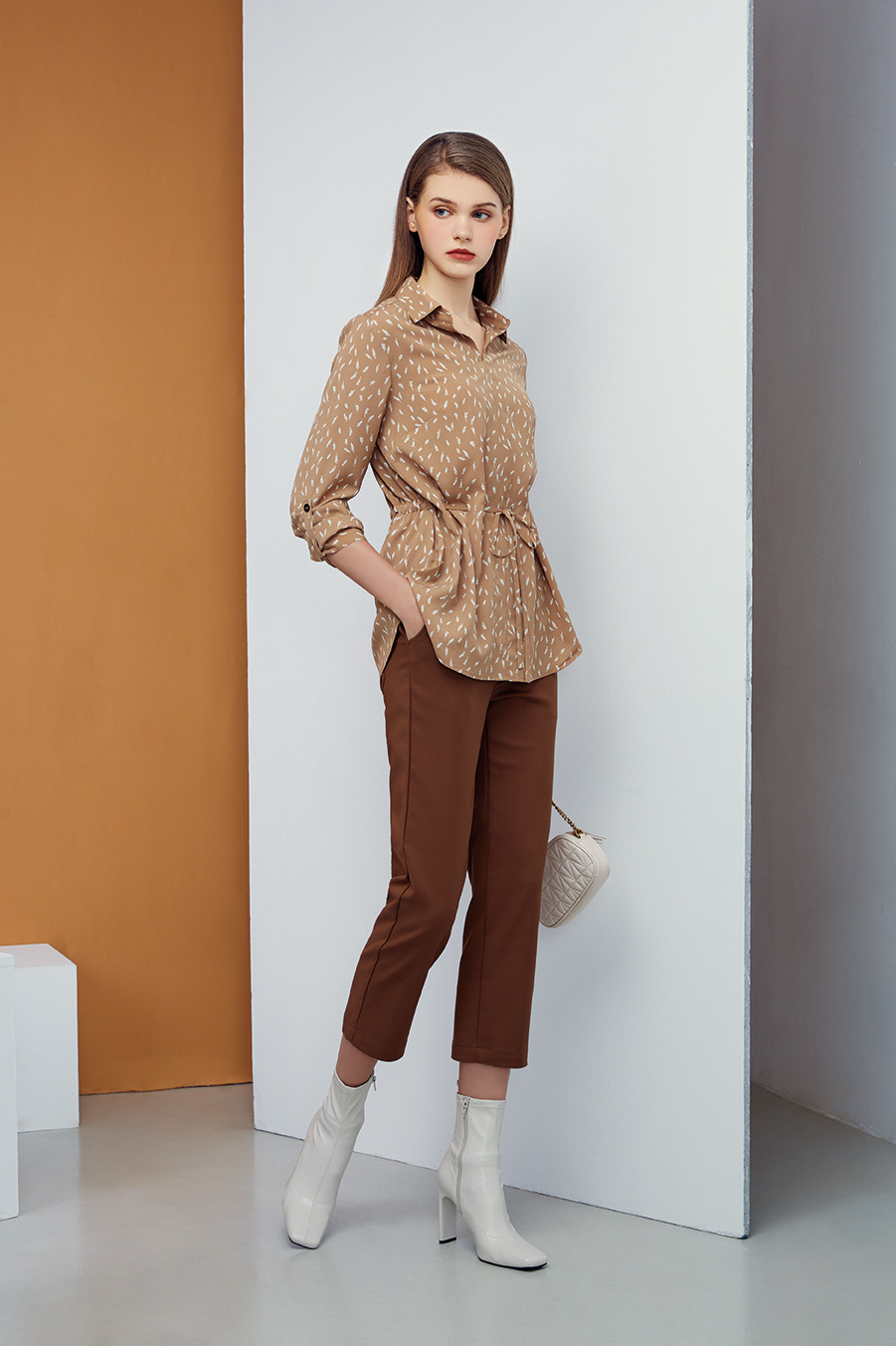 OL知性質感雪紡襯衫R6121