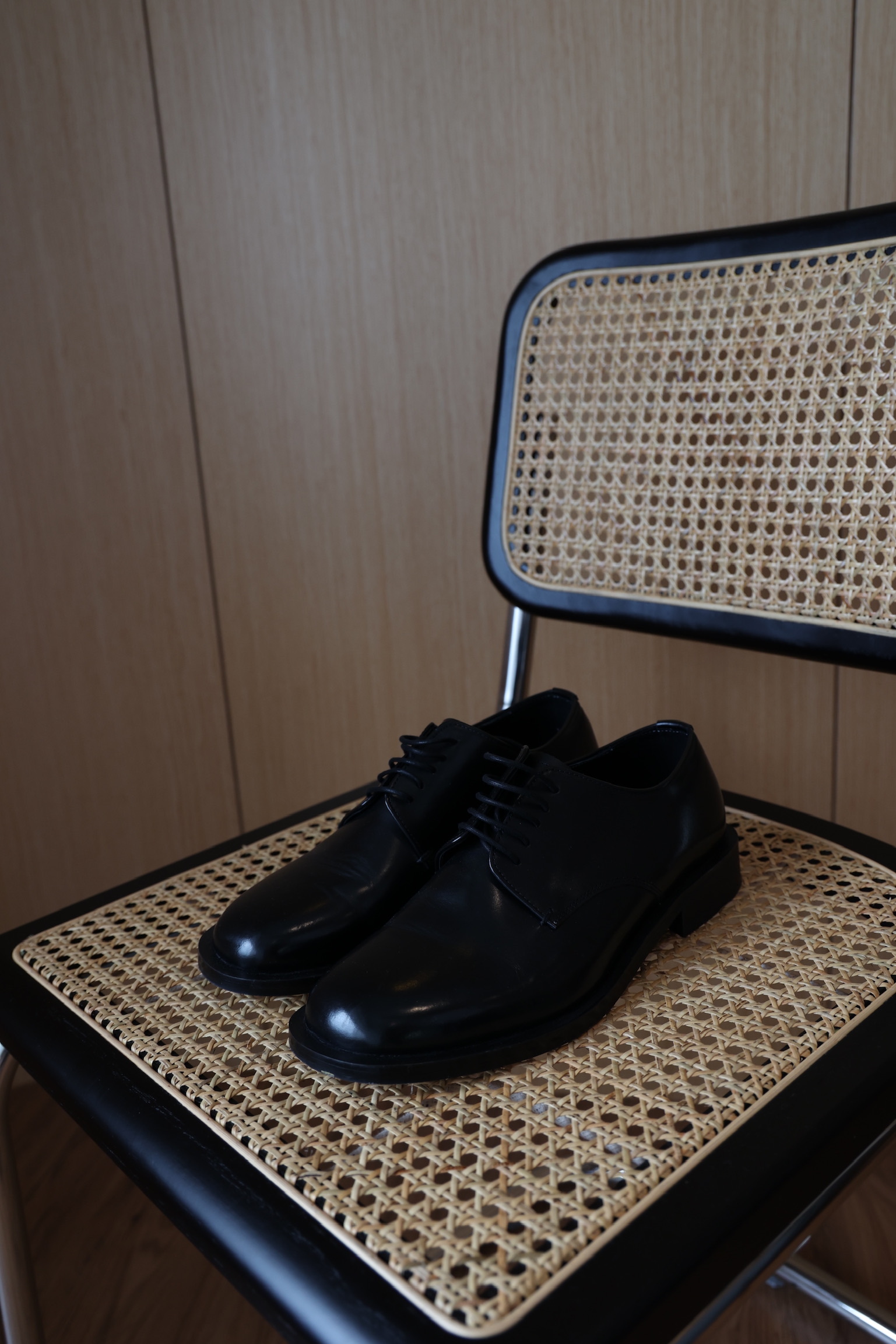 Hand made shoes 微方頭時髦 皮鞋