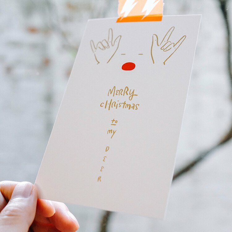 WHOSMiNG「MY DEER」聖誕卡片