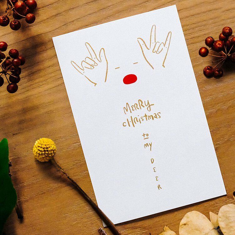 WHOSMiNG「MY DEER」聖誕卡片