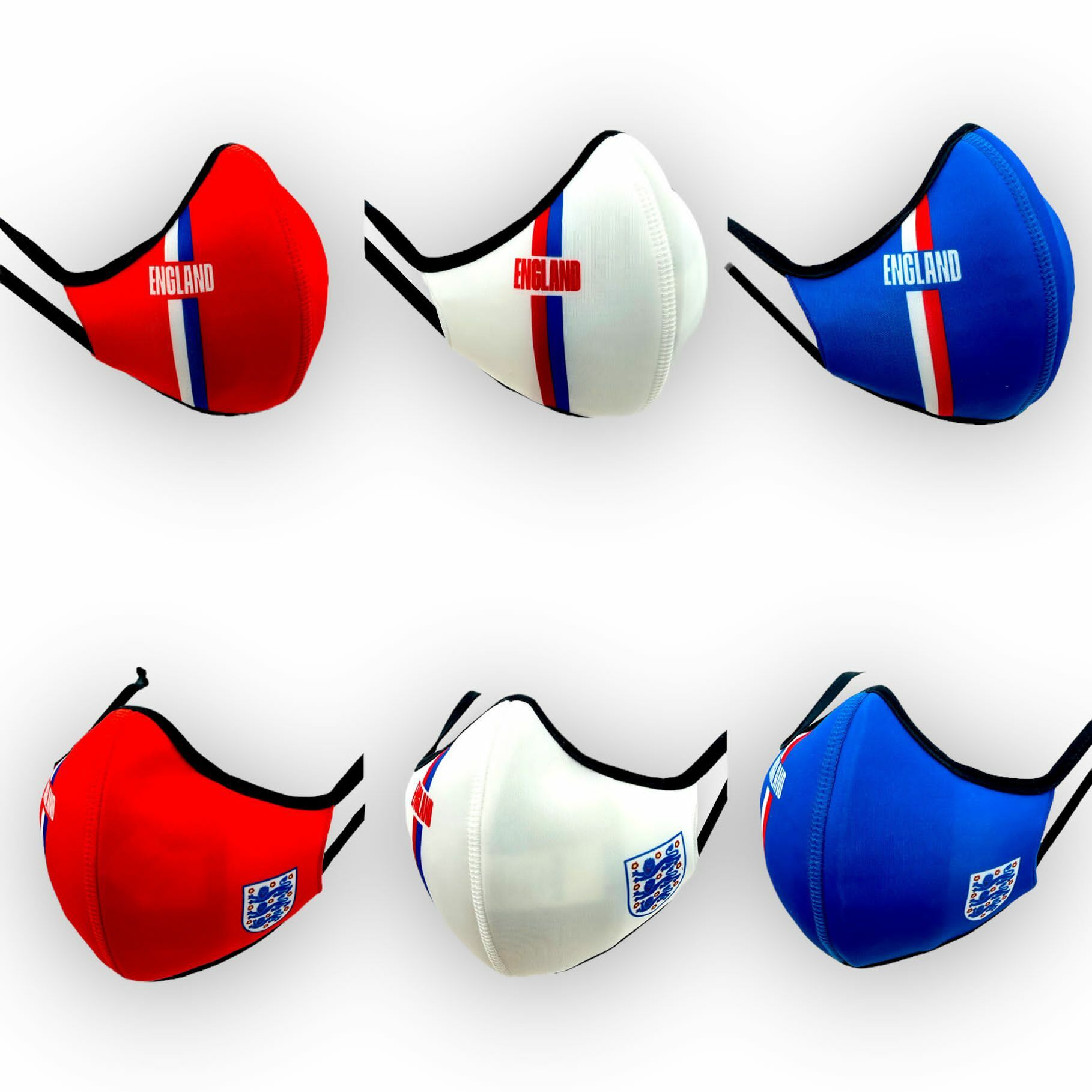 英格蘭會徽口罩套裝豪華版(三個)