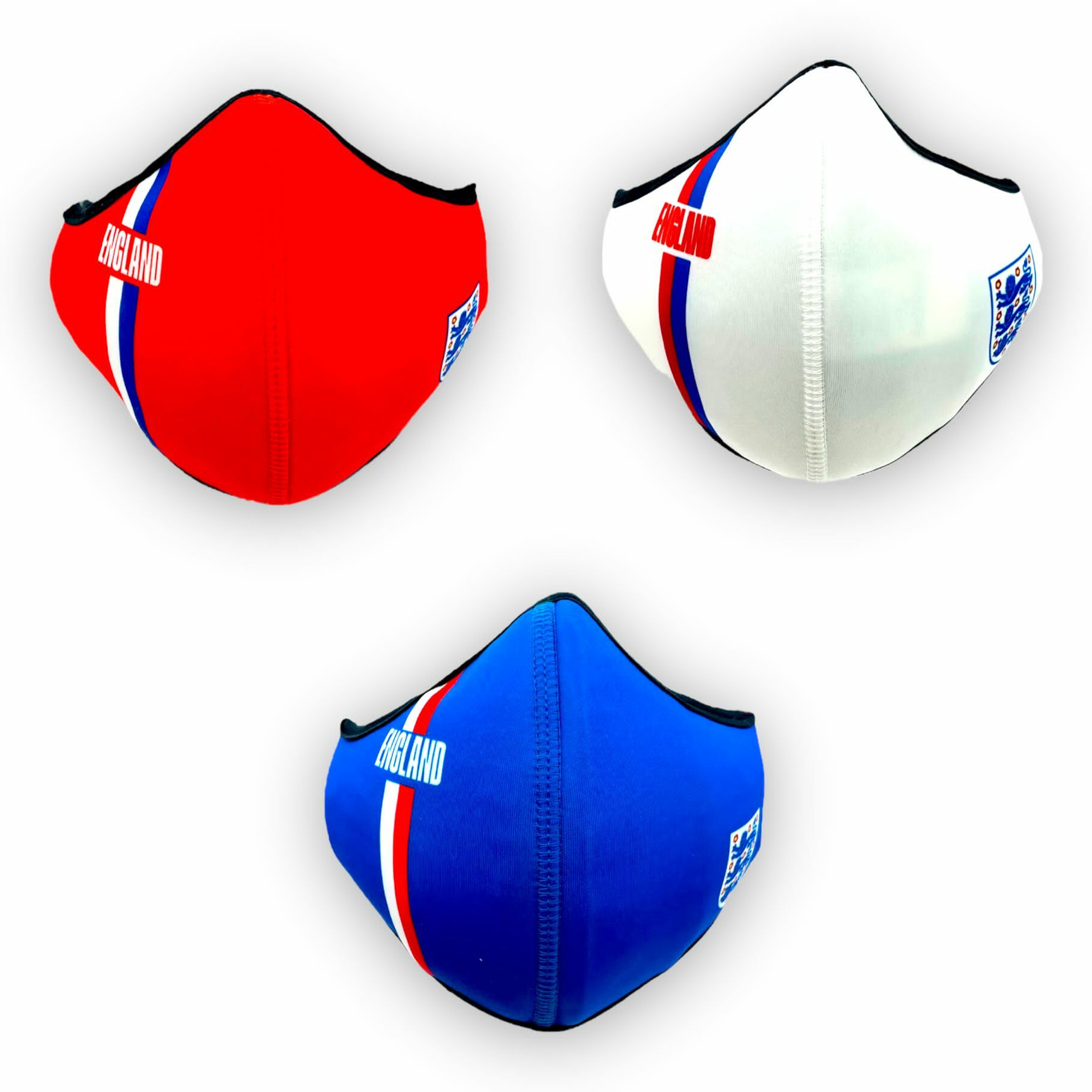 英格蘭會徽口罩套裝豪華版(三個)