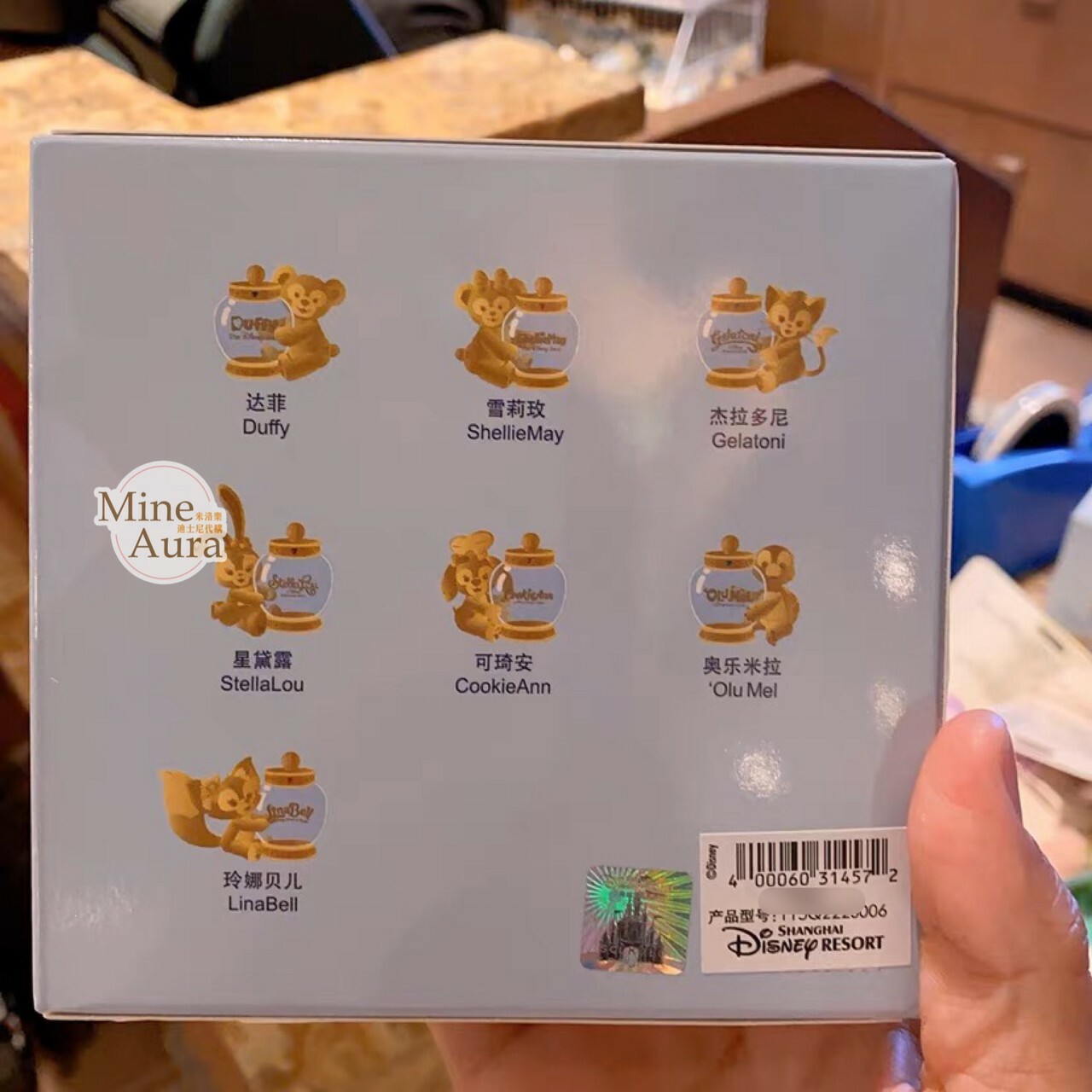 (限時特價) 達菲 Duffy 古銅色 造型擺飾盲選盒 盲盒 D&F達菲系列 -上海迪士尼樂園