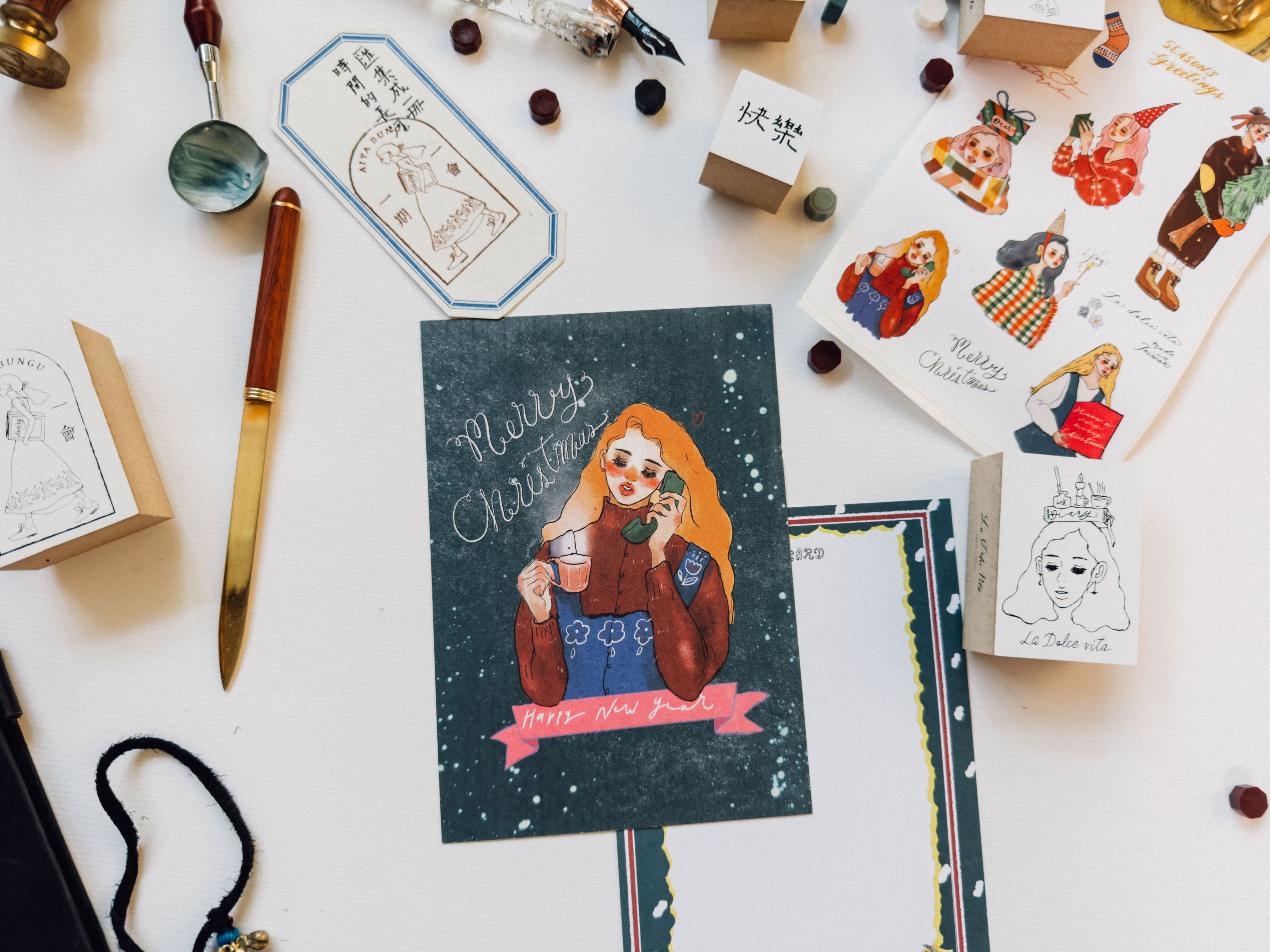 Hello願你一切都好 聖誕卡 聖誕明信片｜甜蜜生活