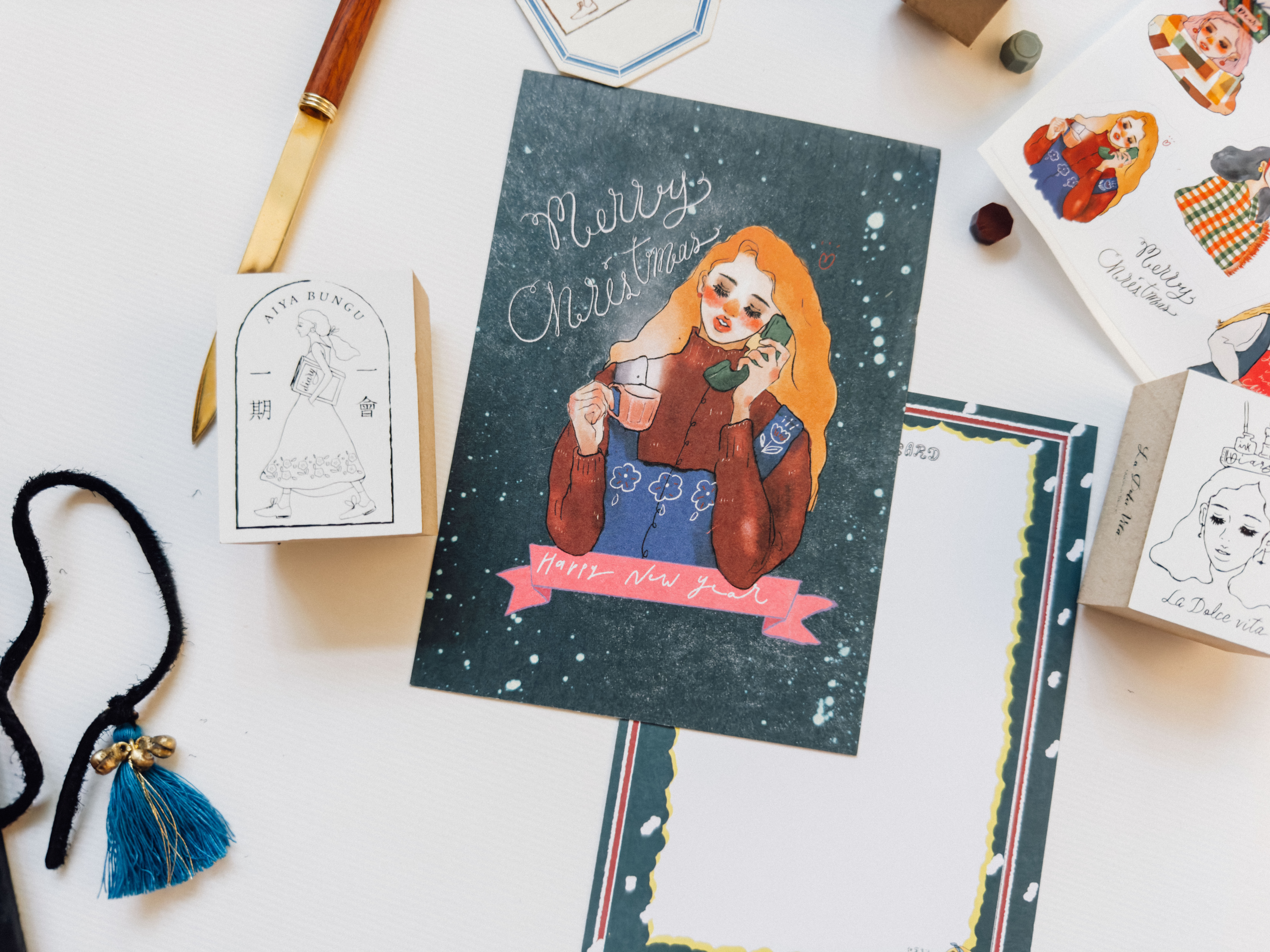 Hello願你一切都好 聖誕卡 聖誕明信片｜甜蜜生活