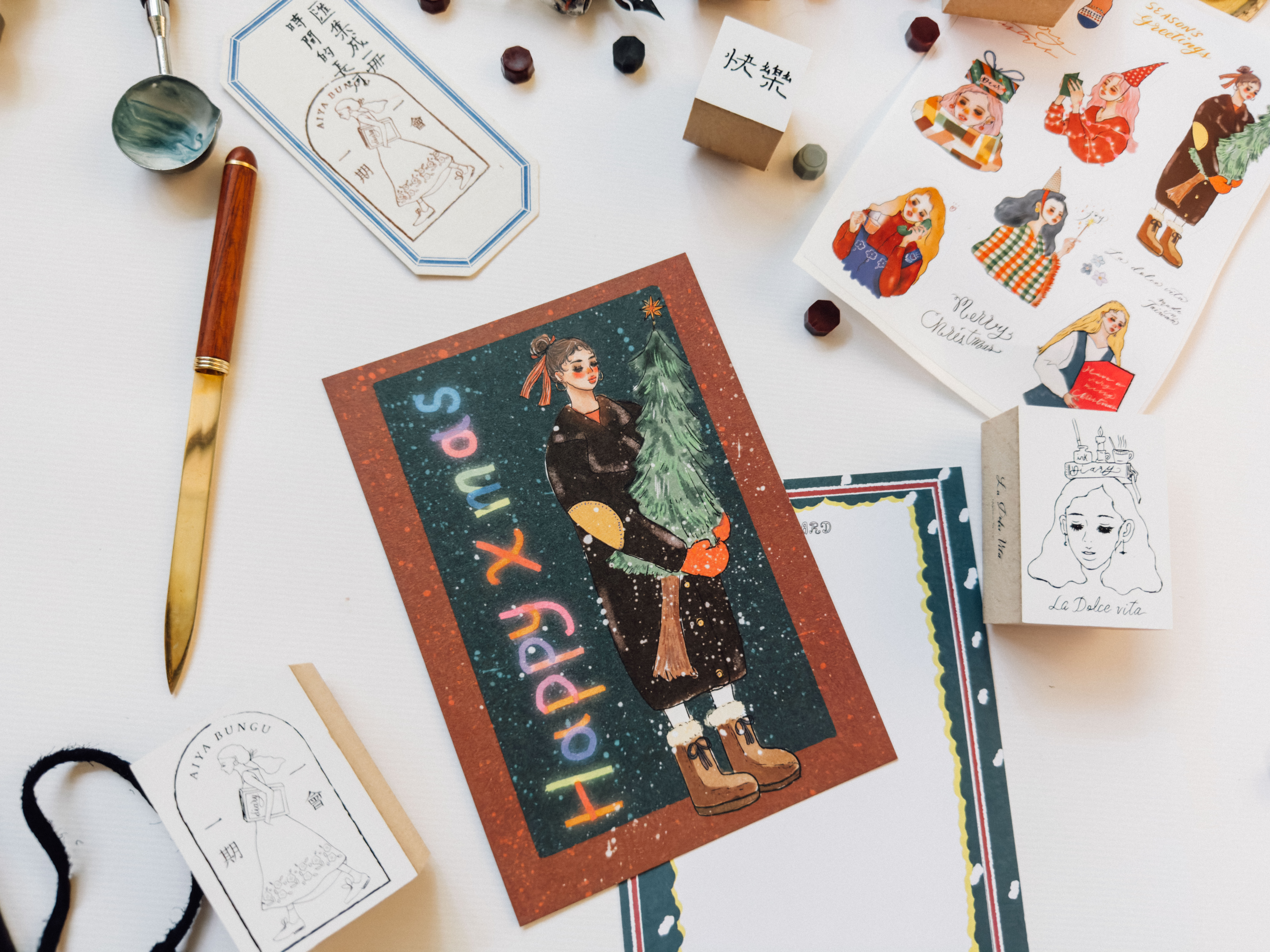 送你一棵樹 聖誕卡 聖誕明信片｜甜蜜生活