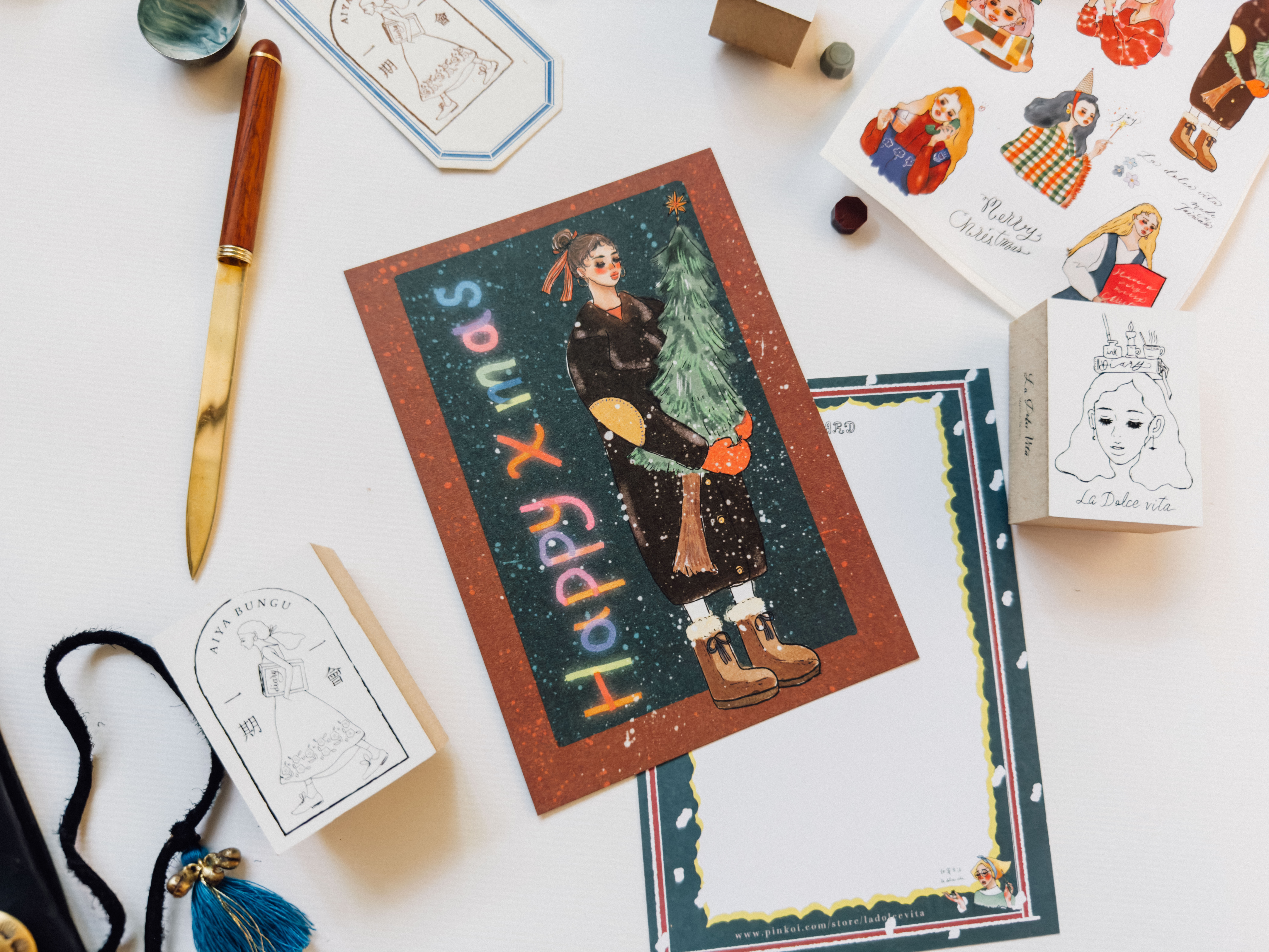 送你一棵樹 聖誕卡 聖誕明信片｜甜蜜生活