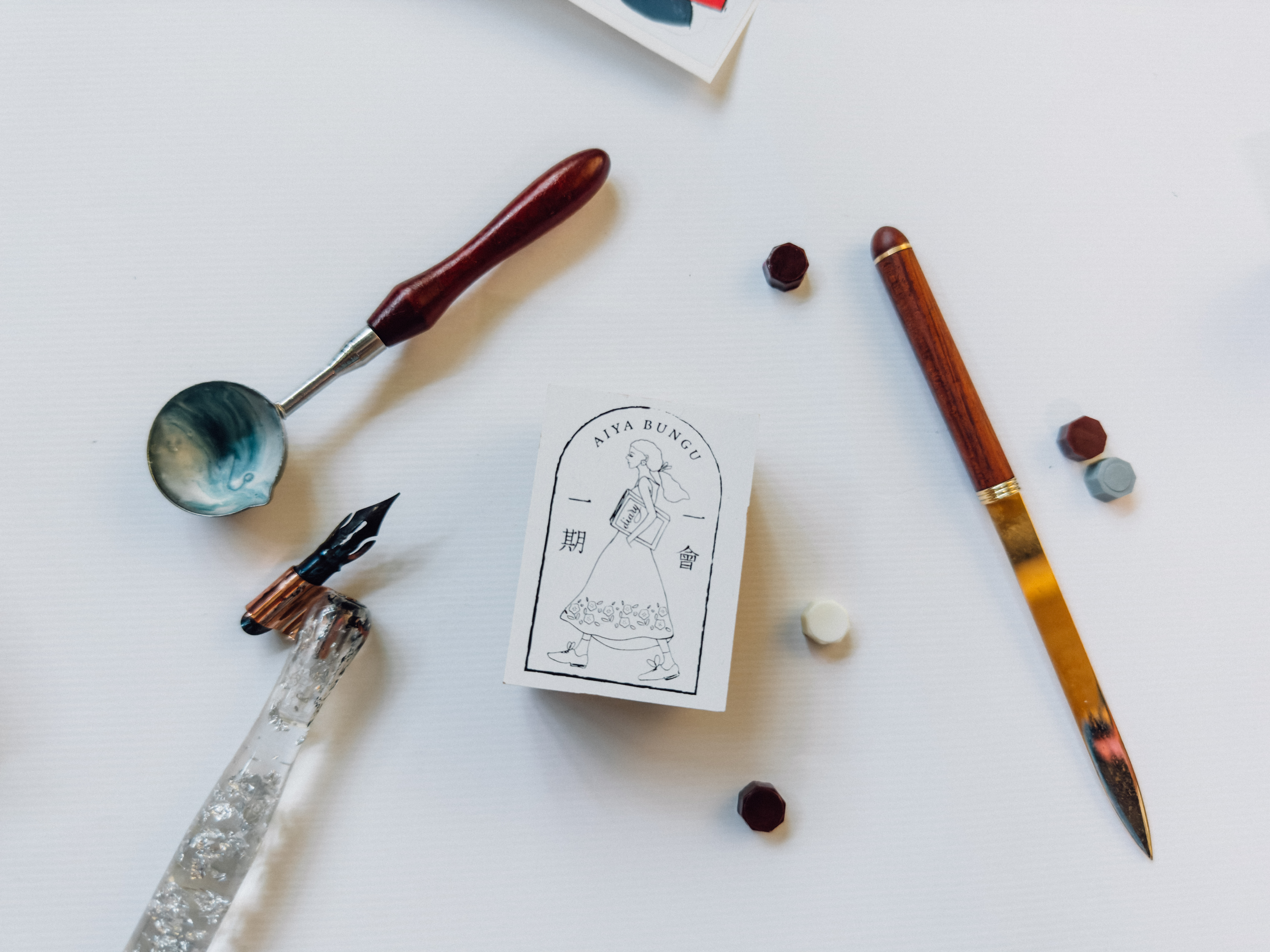 愛治文具房 一期一會 木製印章 ｜甜蜜生活