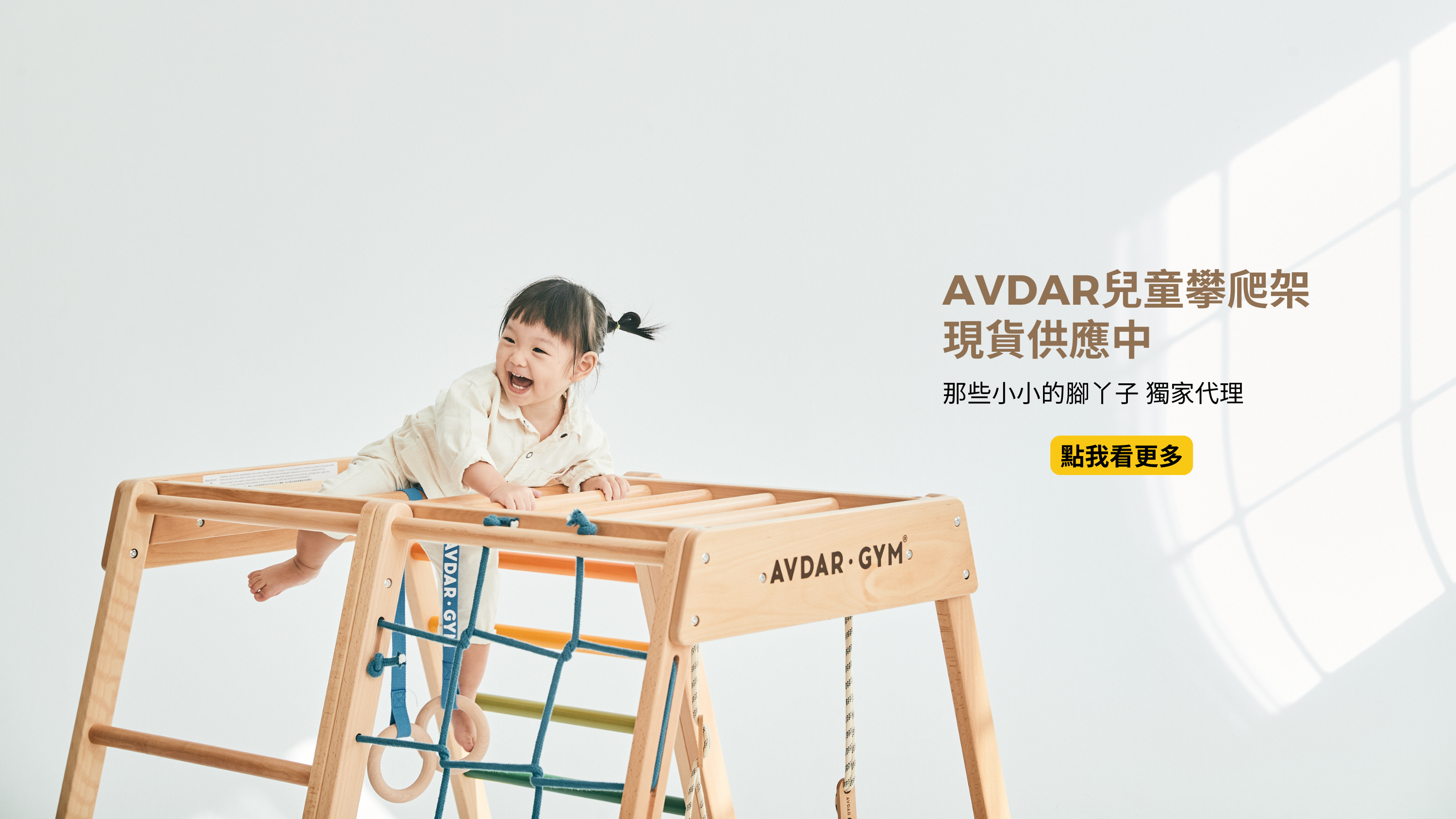 AVDAR兒童攀爬架，兒科醫師都推薦的兒童放電神器，促進「感覺統感合」，越玩越健康，越玩越聰明！