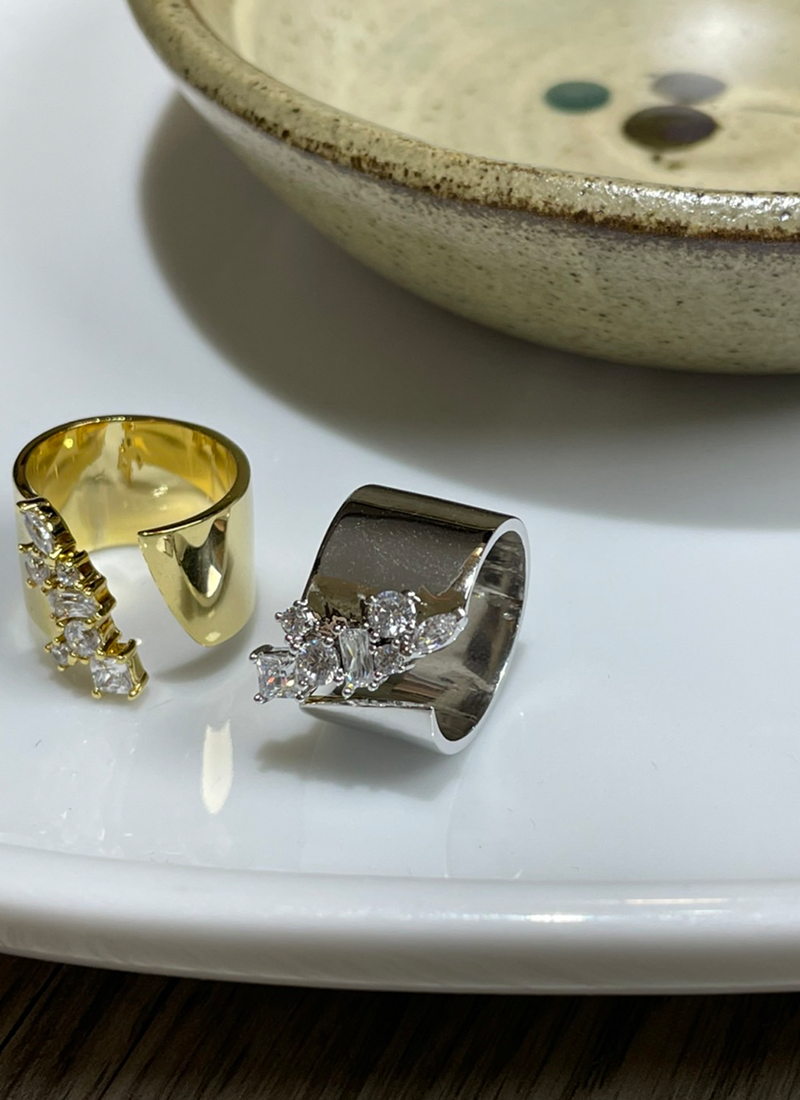 [現貨] 岩鑽戒 ( 2色 )