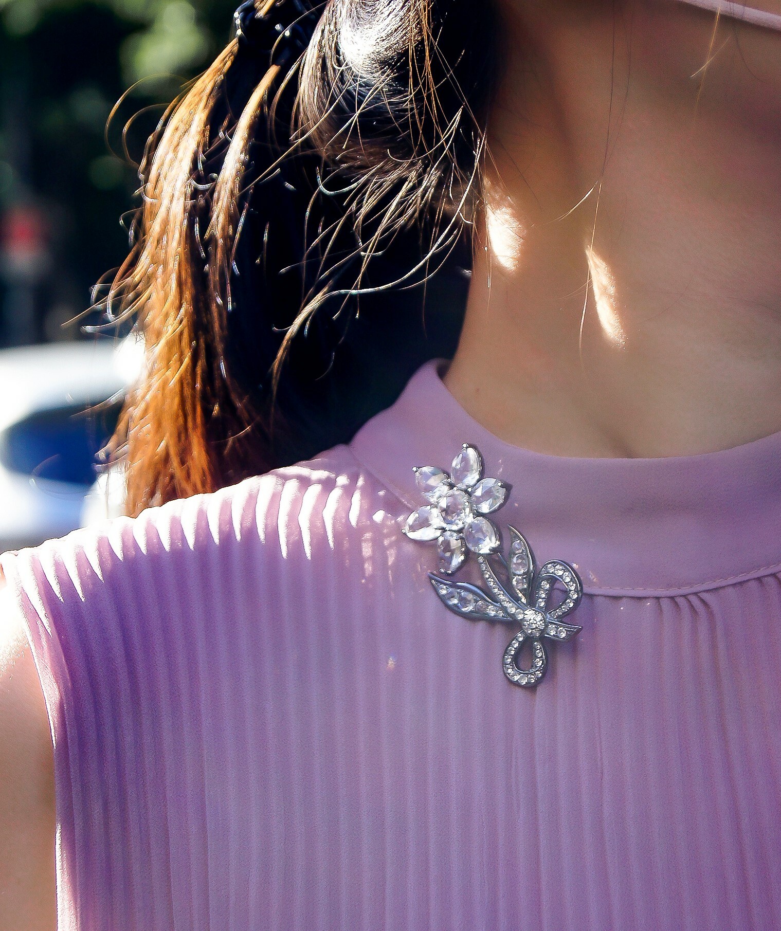 凜冬之花冰晶胸針