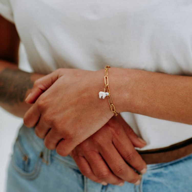 NACH 北極熊瓷吊墜 - 瀕危物種