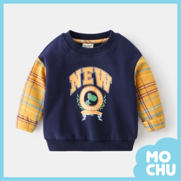 新恐龍拼接袖衛衣（兩色）