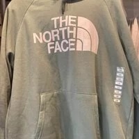 [DEFECT] NORTHFACE WOMEN'S 80/20 HALF DOME PULLOVER,LAURELWREATHGRN, NF0A4PA1W7Y [FINAL SALE] (SDF449)