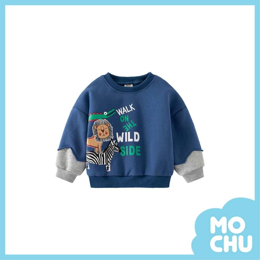 動物排排站加絨長袖衛衣(兩色)