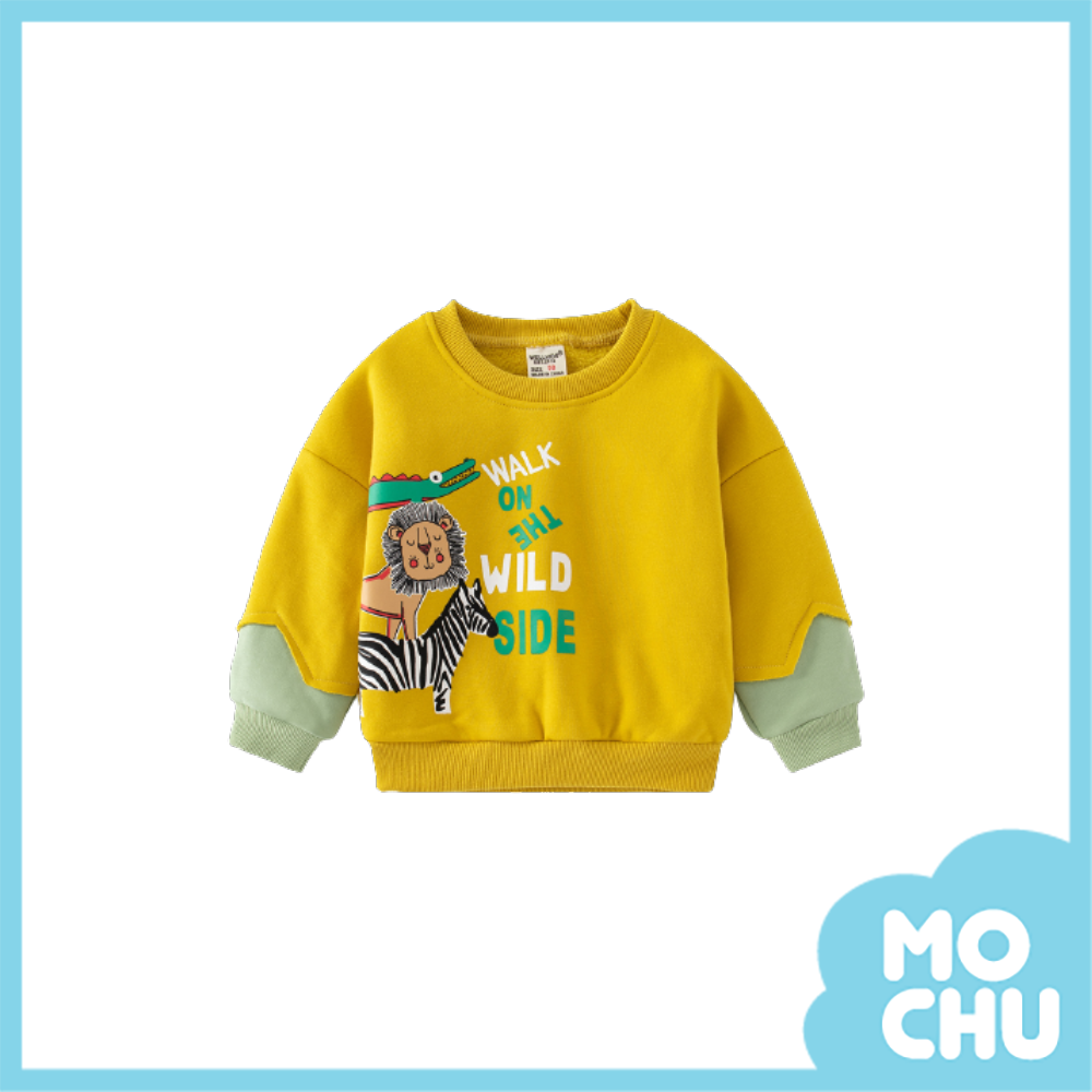 動物排排站加絨長袖衛衣(兩色)