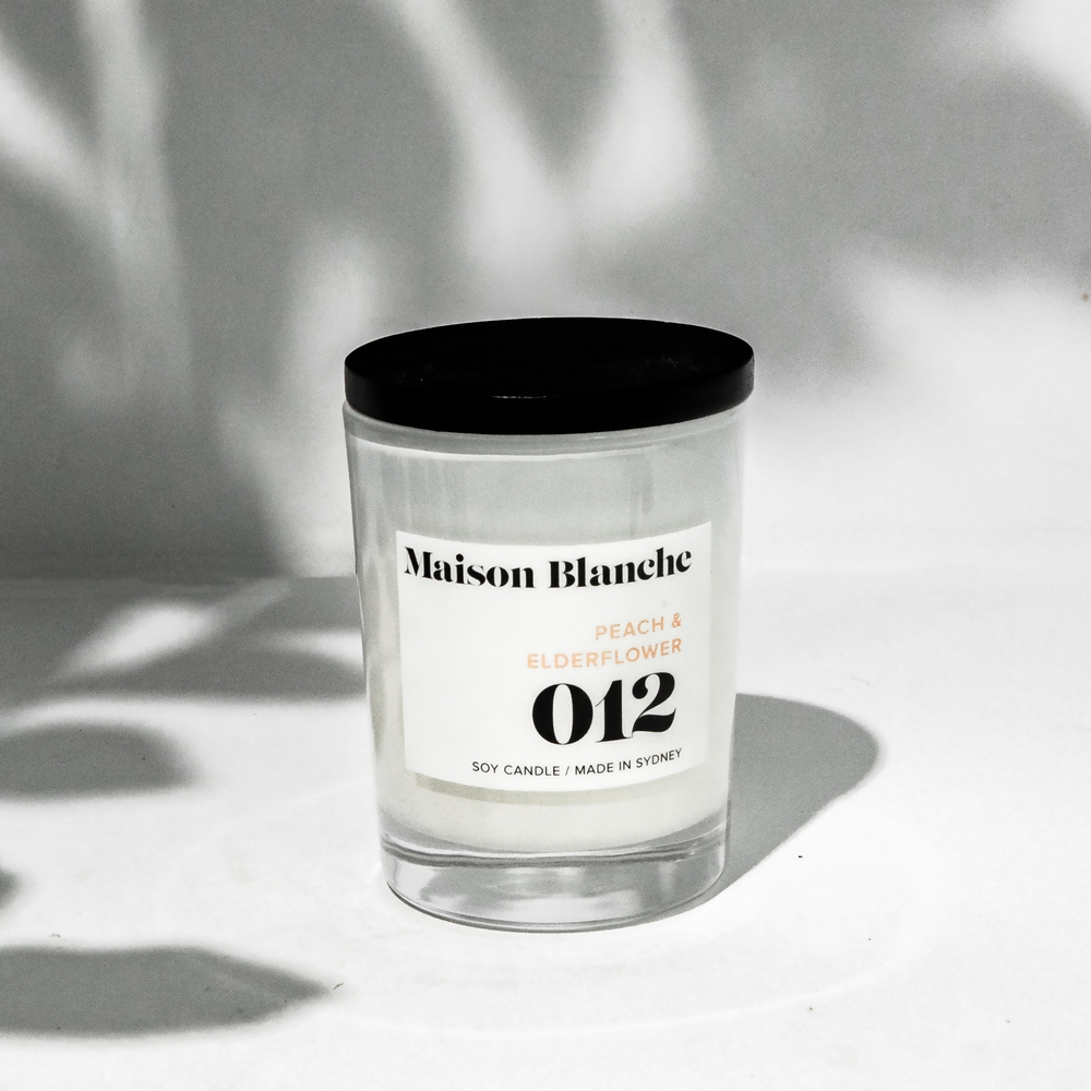 【Maison Blanche】012 Peach & Elderflower Candle