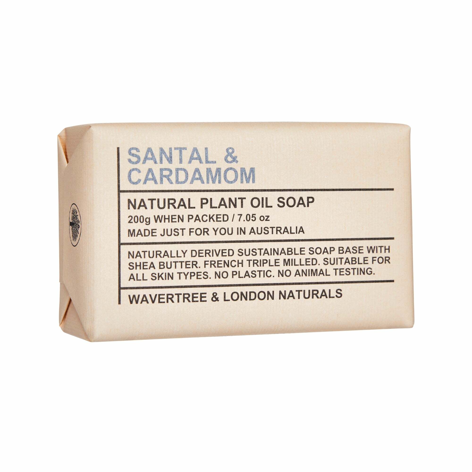 【Wavertree & London】Santal & Cardamom Soap 200G
