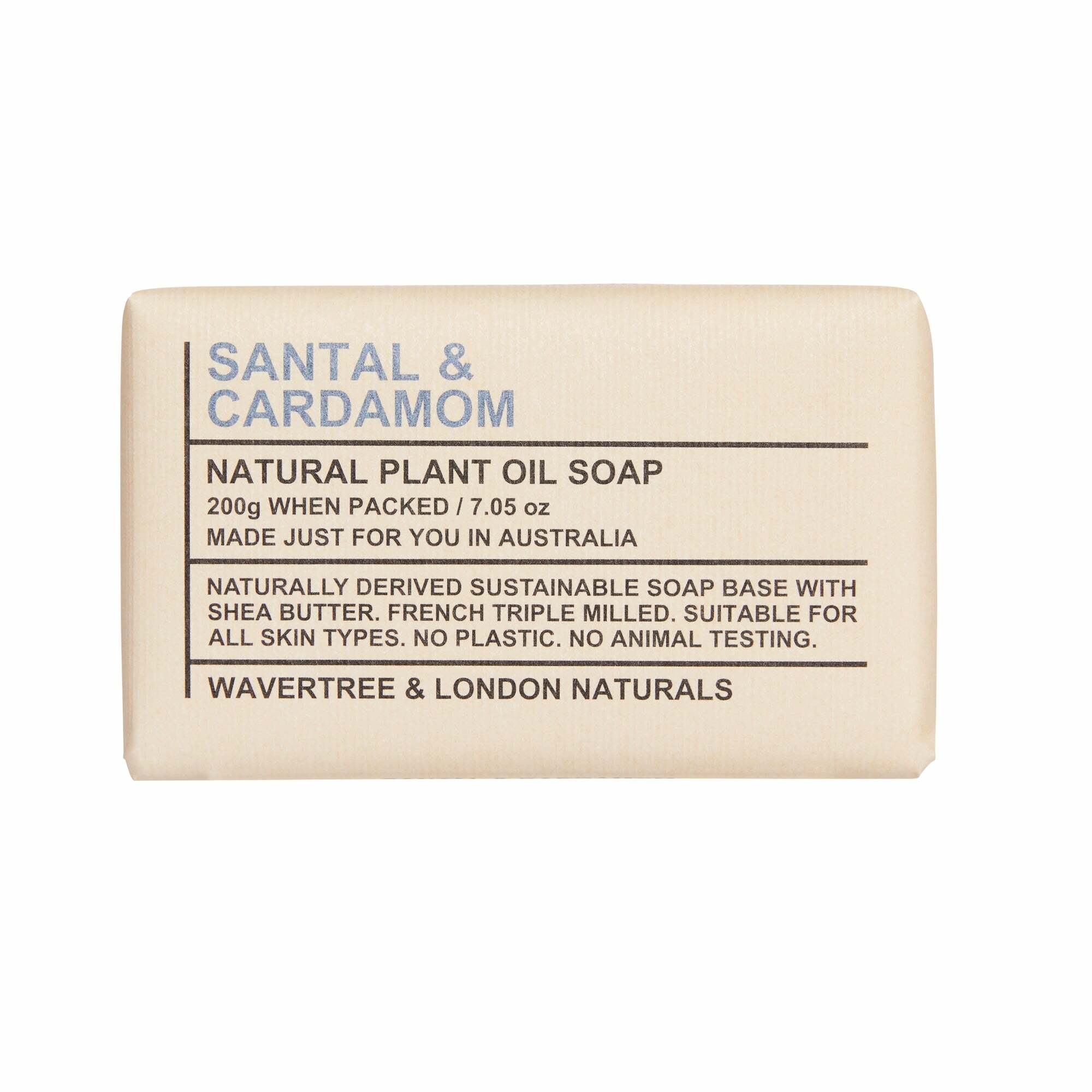 【Wavertree & London】Santal & Cardamom Soap 200G